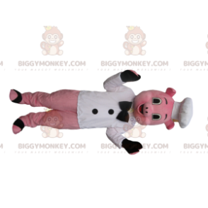 Costume da mascotte di maiale BIGGYMONKEY™ in costume da chef -