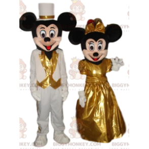 Very Cute Mickey Mouse and Minnie Mouse BIGGYMONKEY™ Mascot