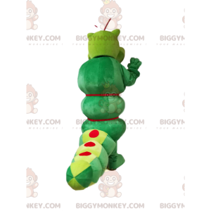 Disfraz de mascota Green Caterpillar BIGGYMONKEY™ con hermosa
