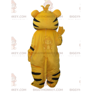 Bonito disfraz de mascota Tigger amarillo y negro BIGGYMONKEY™