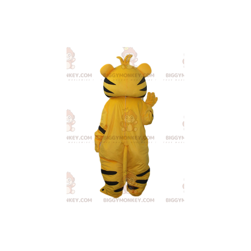 Bonito disfraz de mascota Tigger amarillo y negro BIGGYMONKEY™