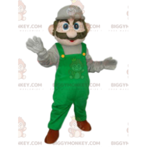 BIGGYMONKEY™ maskotkostume af Luigi, Nintendos berømte