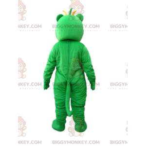 Disfraz de mascota BIGGYMONKEY™ de un divertido monstruo verde