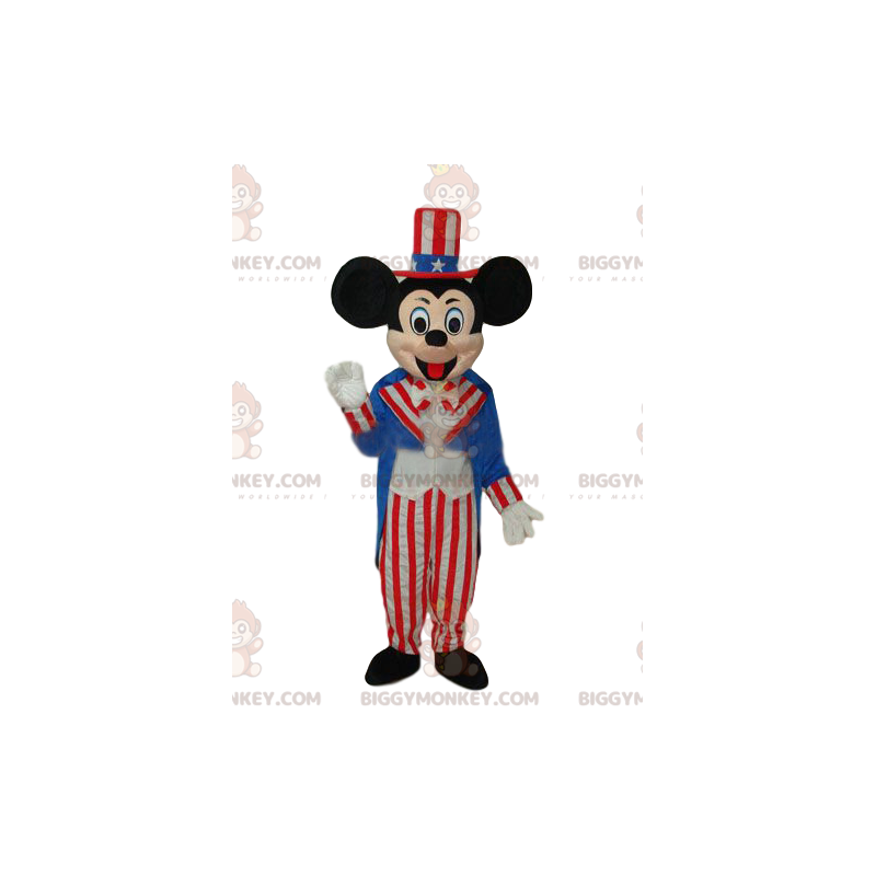 Mickey's BIGGYMONKEY™ maskottiasu amerikkalaisessa juhlamekossa Mickey's BIGGYMONKEY™ maskottiasu amerikkalaisessa juhlamekossa