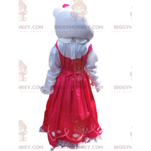 Costume de mascotte BIGGYMONKEY™ de Hello Kitty avec une robe