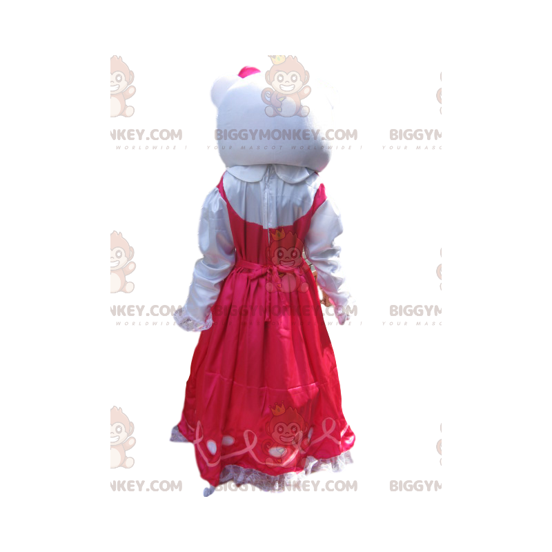 Fato de mascote Hello Kitty BIGGYMONKEY™ com vestido de cetim