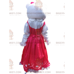 Disfraz de mascota Hello Kitty BIGGYMONKEY™ con vestido de