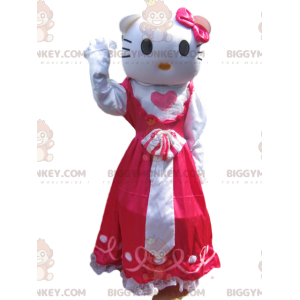 Fato de mascote Hello Kitty BIGGYMONKEY™ com vestido de cetim