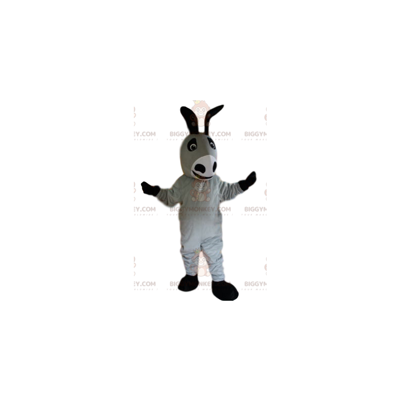 Costume da mascotte asino grigio e nero BIGGYMONKEY™. costume Costume da mascotte asino grigio e nero BIGGYMONKEY™. costume
