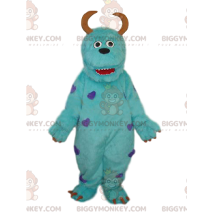 BIGGYMONKEY™ mascot costume of Sully the famous blue monster