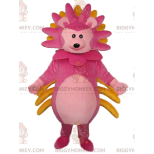 BIGGYMONKEY™ mascot costume of very original pink lion cub with