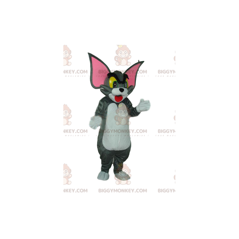BIGGYMONKEY™ maskotdräkt av Tom, den grå katten från den BIGGYMONKEY™ maskotdräkt av Tom, den grå katten från den