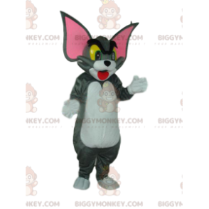 BIGGYMONKEY™ mascot costume of Tom, the gray cat from the