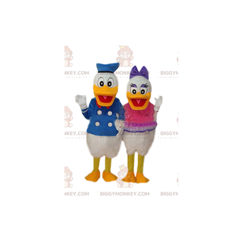 Donald and Daisy BIGGYMONKEY™ Mascot Costume Duo -