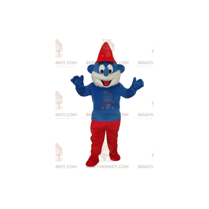 Papa Smurf with Big Nose BIGGYMONKEY™ Mascot Costume -