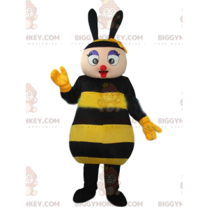 Costume de mascotte BIGGYMONKEY™ d'abeille trop coquette.