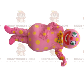 Στολή μασκότ με ροζ χαρακτήρα BIGGYMONKEY™ με παπιγιόν - Ανθρώπινες Μασκότ - BIGGYMONKEY_014234 - BiggyMonkey.com