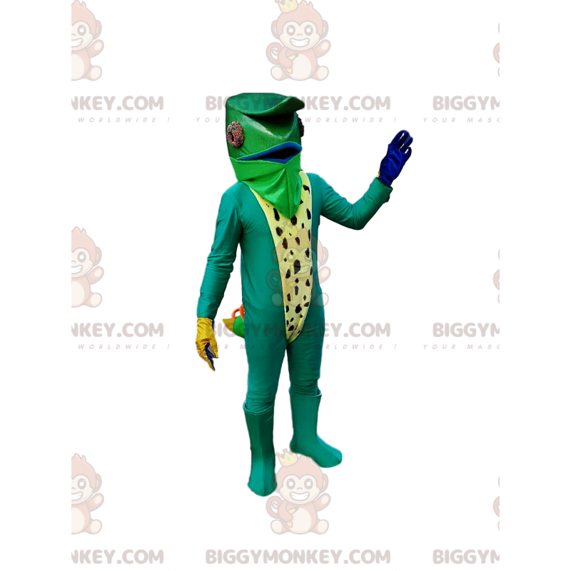 Chameleon BIGGYMONKEY™ maskottiasu. Kameleontti puku - Metsän eläimiä - BIGGYMONKEY_014239 - BiggyMonkey.com