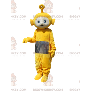 Kostým maskota BIGGYMONKEY™ žlutého Teletubbyho Laa-laa. Kostým