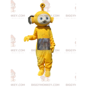 BIGGYMONKEY™ mascot costume of Laa-laa the yellow Teletubby.