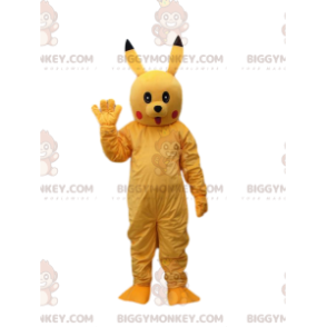 Traje de mascote Pikachu BIGGYMONKEY™ de Pokémon, a pequena