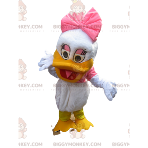 BIGGYMONKEY™ mascot costume of Donald's darling Daisy. Daisy