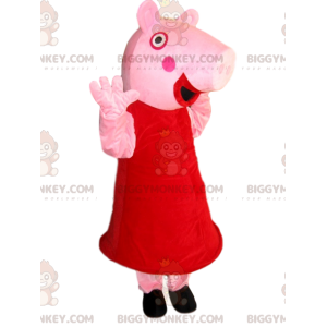Costume de mascotte BIGGYMONKEY™ de Peppa Pig. Costume de Peppa