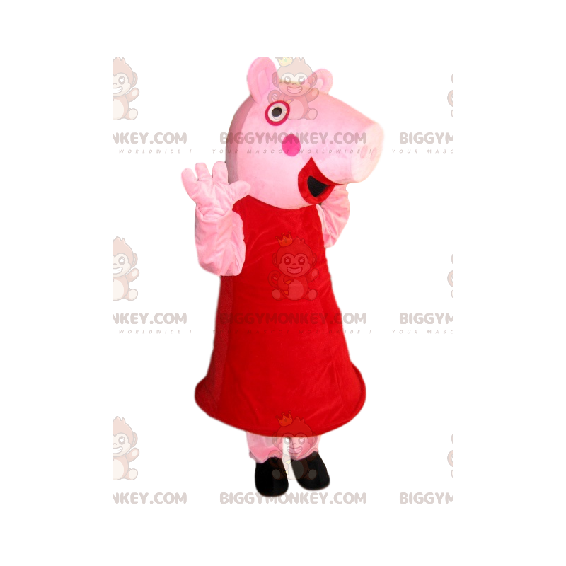 Very Happy Red M&M's BIGGYMONKEY™ Mascot Costume Sizes L (175-180CM)