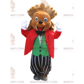 BIGGYMONKEY™ Maskottchenkostüm des lustigen Igels in Kostüm und