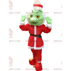 Grinch BIGGYMONKEY™ Costume da mascotte in costume da Babbo