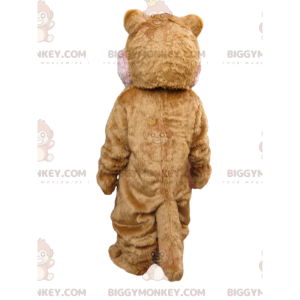 BIGGYMONKEY™ Maskottchenkostüm Zu süßer Hamster mit vier