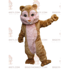 BIGGYMONKEY™ Mascottekostuum Te schattige hamster met vier