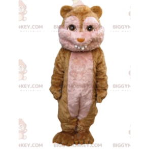 BIGGYMONKEY™ Mascottekostuum Te schattige hamster met vier