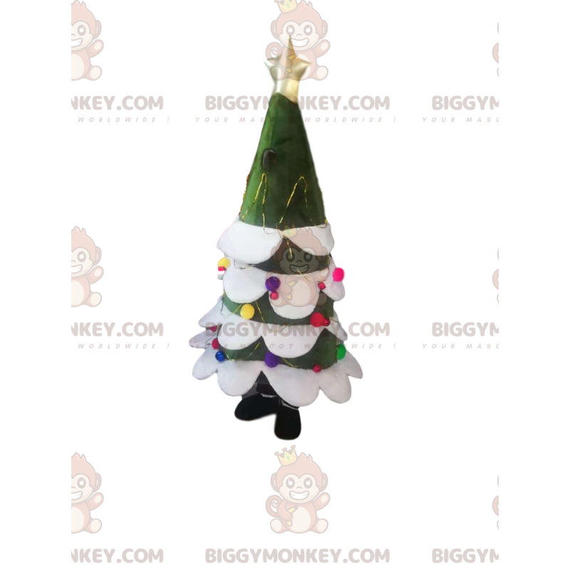 Στολή μασκότ χριστουγεννιάτικου δέντρου BIGGYMONKEY™ με χρυσό