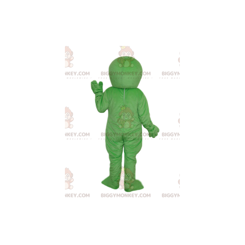 BIGGYMONKEY™ Mascot Costume Green Alien with Black Eyes -
