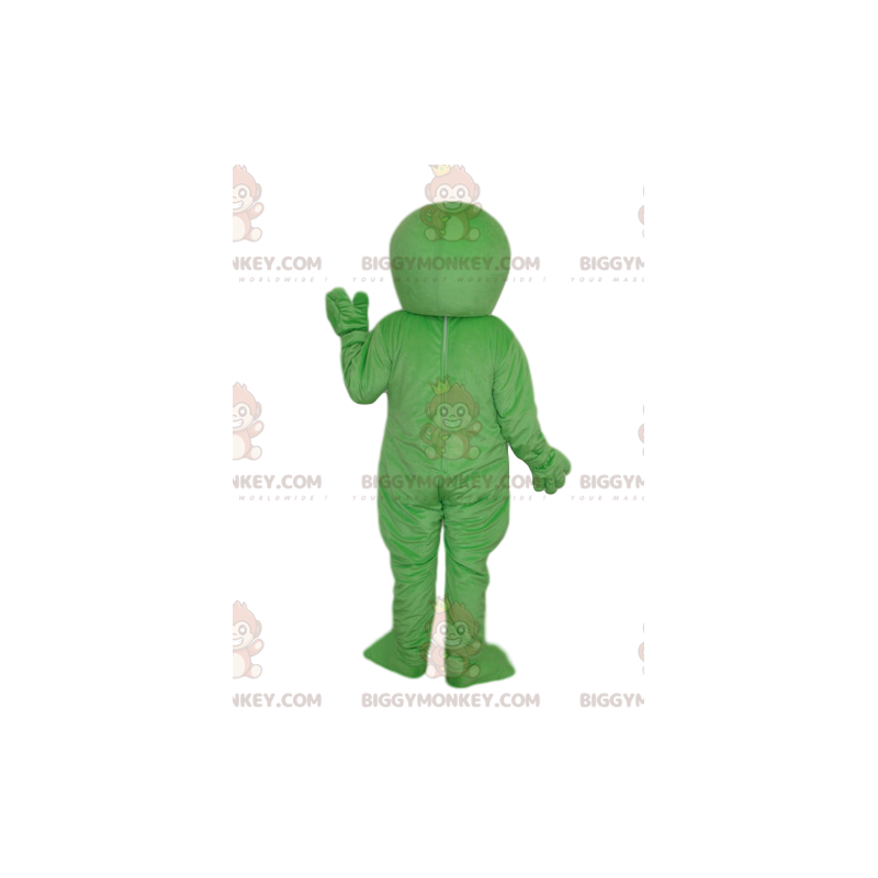 Kostium maskotki BIGGYMONKEY™ Zielony kosmita z czarnymi oczami Kostium maskotki BIGGYMONKEY™ Zielony kosmita z czarnymi oczami
