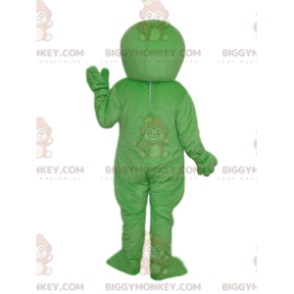 Traje de mascote BIGGYMONKEY™ Alienígena verde com olhos negros
