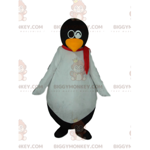 Molto divertente costume mascotte pinguino bianco e nero