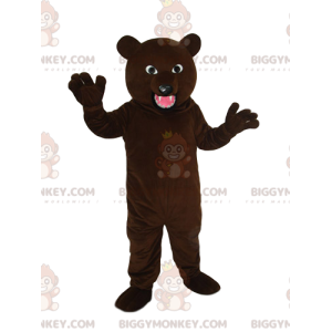 Aggressiivinen ruskeakarhu BIGGYMONKEY™ maskottiasumme -