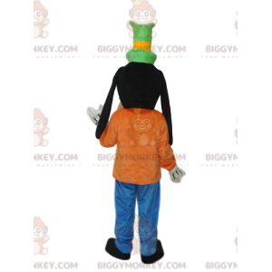 Goofy BIGGYMONKEY™ mascottekostuum met groene hoge hoed. -