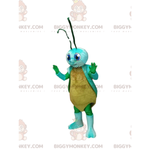 Costume de mascotte BIGGYMONKEY™ de cigale jaune et