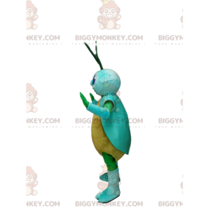 Costume de mascotte BIGGYMONKEY™ de cigale jaune et