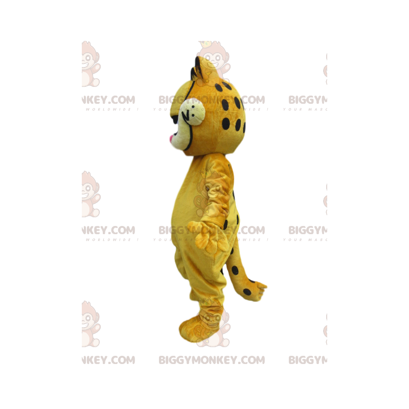 BIGGYMONKEY™ mascot costume of Garfield, our favorite greedy