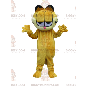 BIGGYMONKEY™ mascot costume of Garfield, our favorite greedy