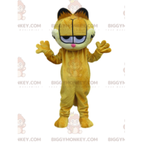 BIGGYMONKEY™ mascot costume of Garfield, our favorite greedy