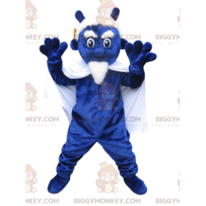 BIGGYMONKEY™ Μασκότ Κοστούμι Μπλε Imp με Λευκή Κατσίκα - Μασκότ ελαφιών και ελαφιών - BIGGYMONKEY_014306 - BiggyMonkey.com