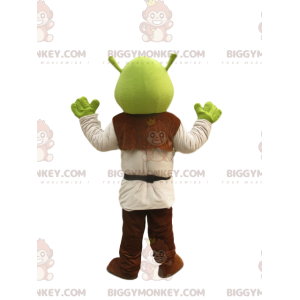 BIGGYMONKEY™ costume mascotte di Shrek, l'orco divertente di