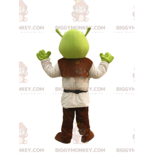 BIGGYMONKEY™ mascot costume of Shrek, Walt Disney's funny ogre