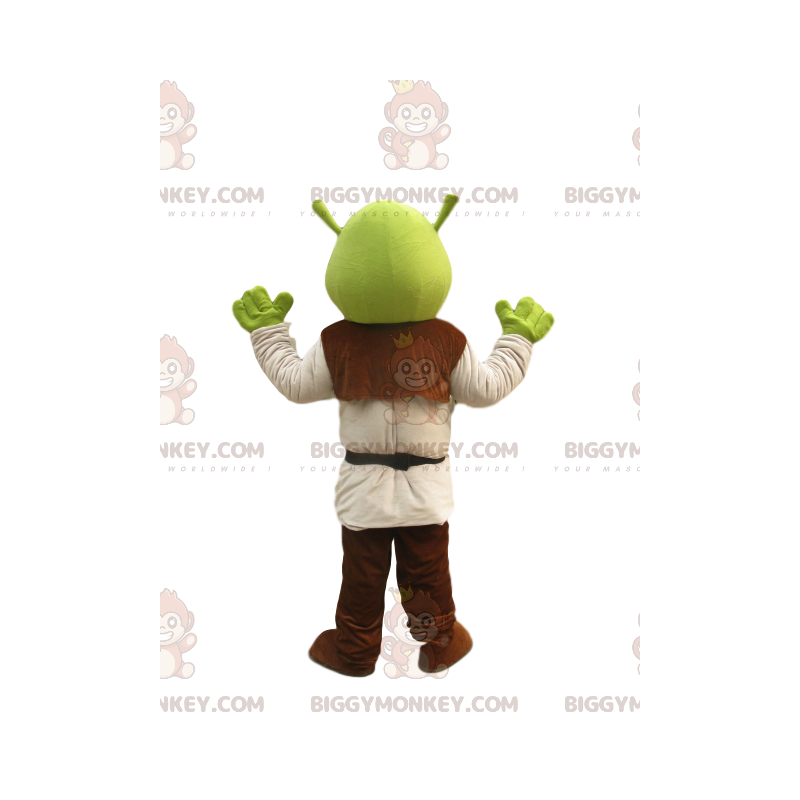 BIGGYMONKEY™ mascot costume of Shrek, Walt Disney's funny ogre