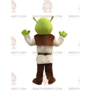 BIGGYMONKEY™ mascot costume of Shrek, Walt Disney's funny ogre